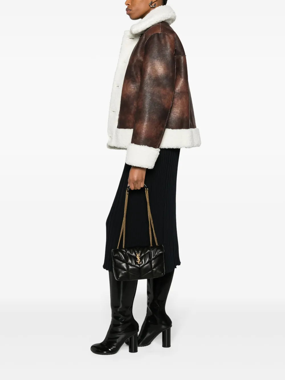 Saint Laurent Puffer Toy Quilted Shoulder Bag — Same as shown — Size One Size — Side View