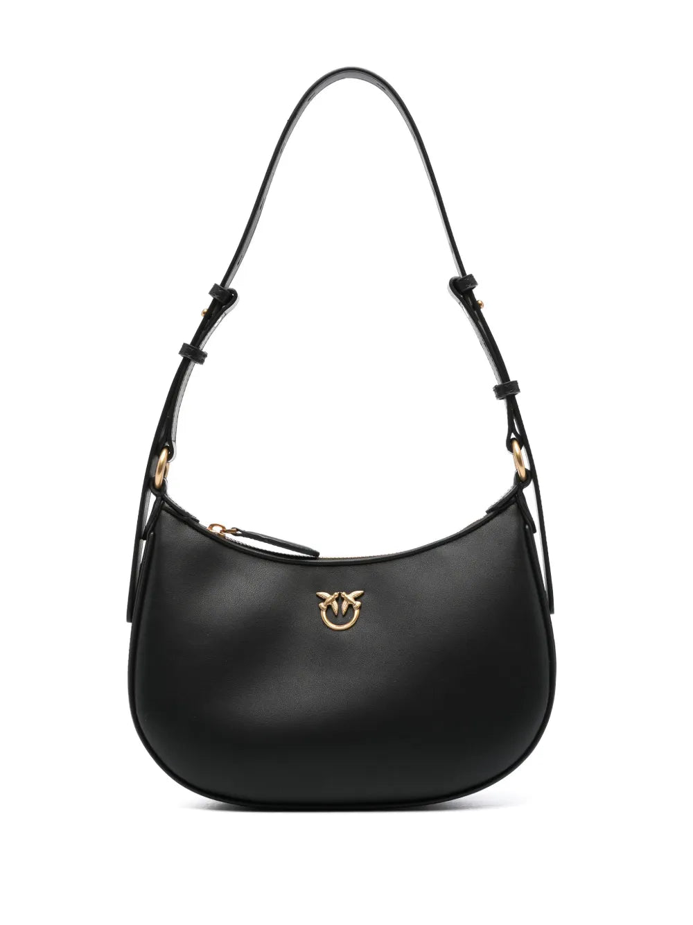 Pinko Love Birds Leather Shoulder Bag — Same as shown — Size One Size — Front View