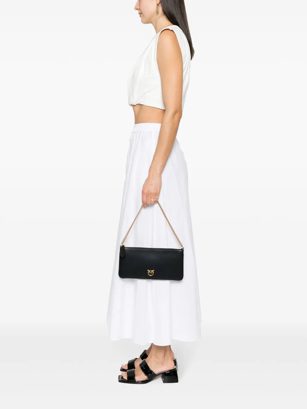 Pinko Love Birds Plaque Shoulder Bag — Same as shown — Size One Size — Side View