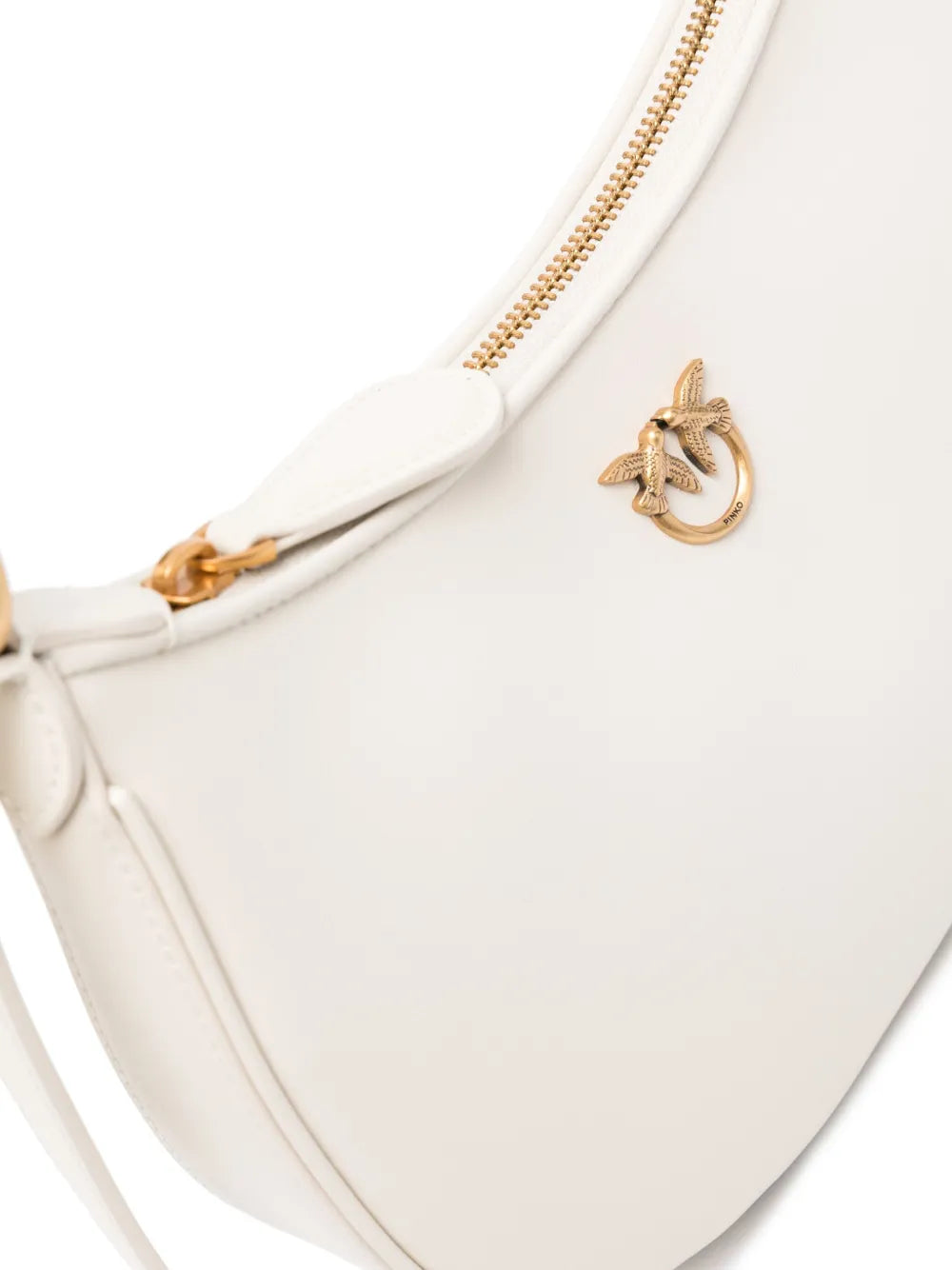 Pinko Love Birds Leather Shoulder Bag — Same as shown — Size One Size — Top View