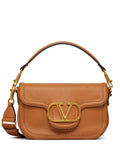 Valentino Garavani Alltime Leather Shoulder Bag — Same as shown — Size One Size — Front View