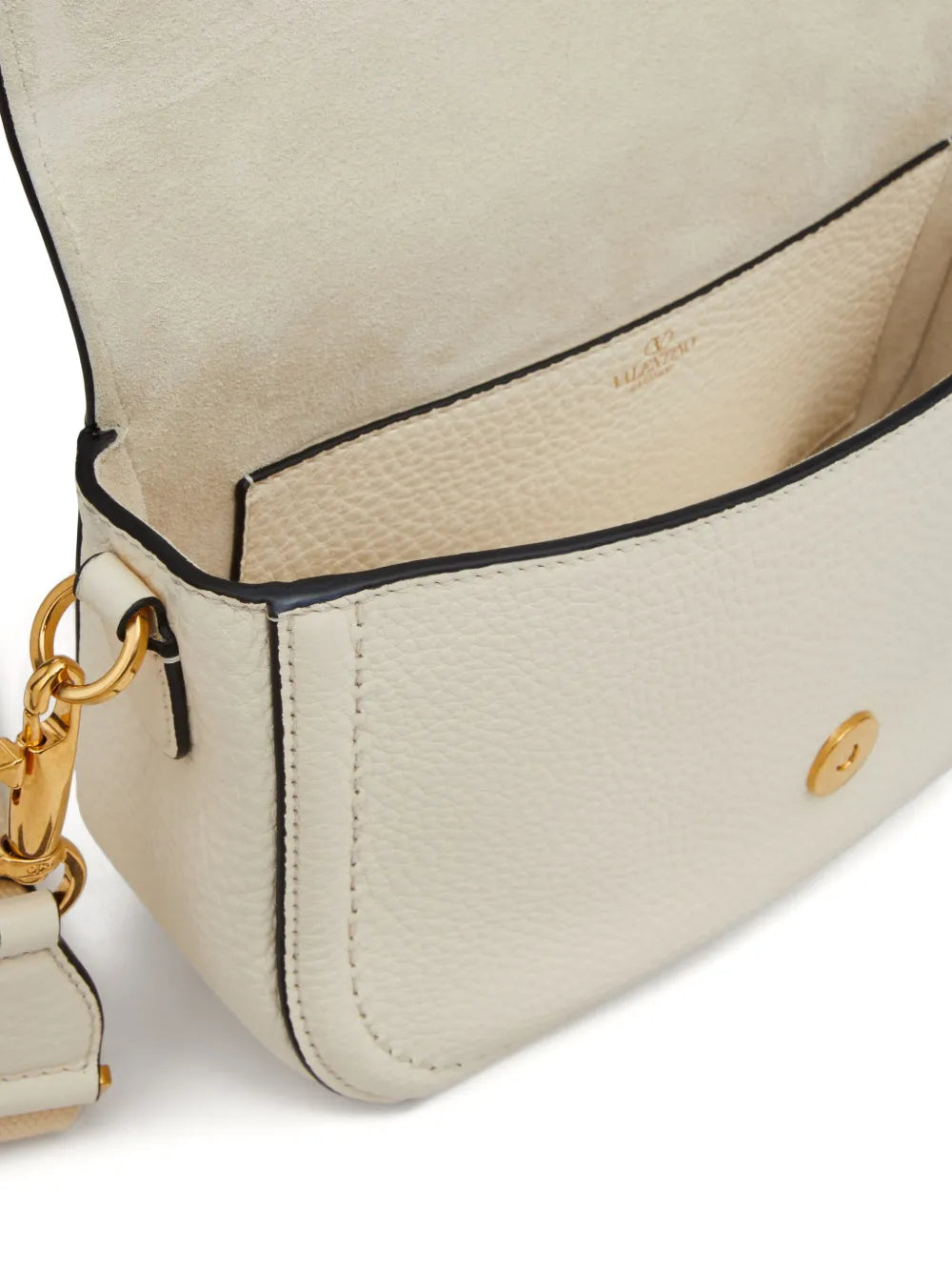 Valentino Garavani Alltime Leather Shoulder Bag — Same as shown — Size One Size — Lifestyle View