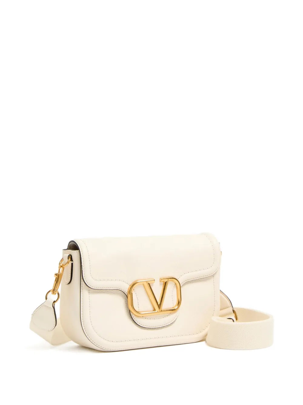 Valentino Garavani Alltime Leather Shoulder Bag — Same as shown — Size One Size — Side View
