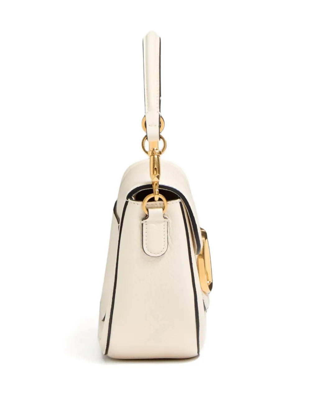 Valentino Garavani Alltime Leather Shoulder Bag — Same as shown — Size One Size — Back View