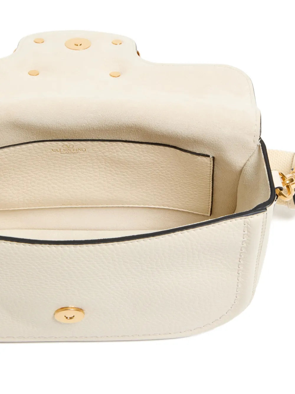 Valentino Garavani Alltime Leather Shoulder Bag — Same as shown — Size One Size — Detail View