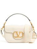 Valentino Garavani Alltime Leather Shoulder Bag — Same as shown — Size One Size — Front View