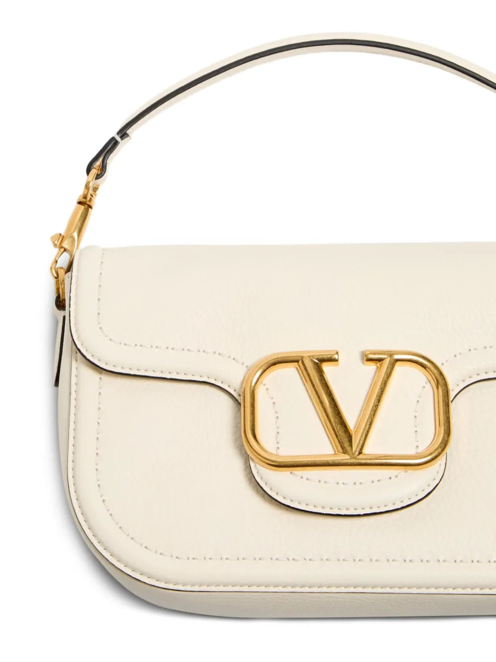 Valentino Garavani Alltime Leather Shoulder Bag — Same as shown — Size One Size — Top View