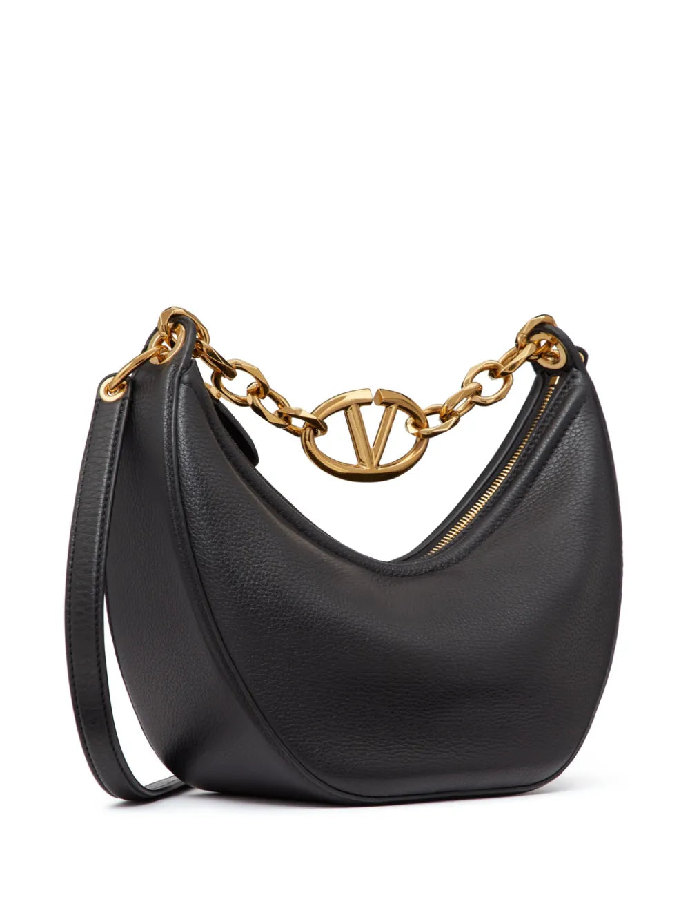 Valentino Garavani Small Vlogo Moon Shoulder Bag — Same as shown — Size One Size — Top View
