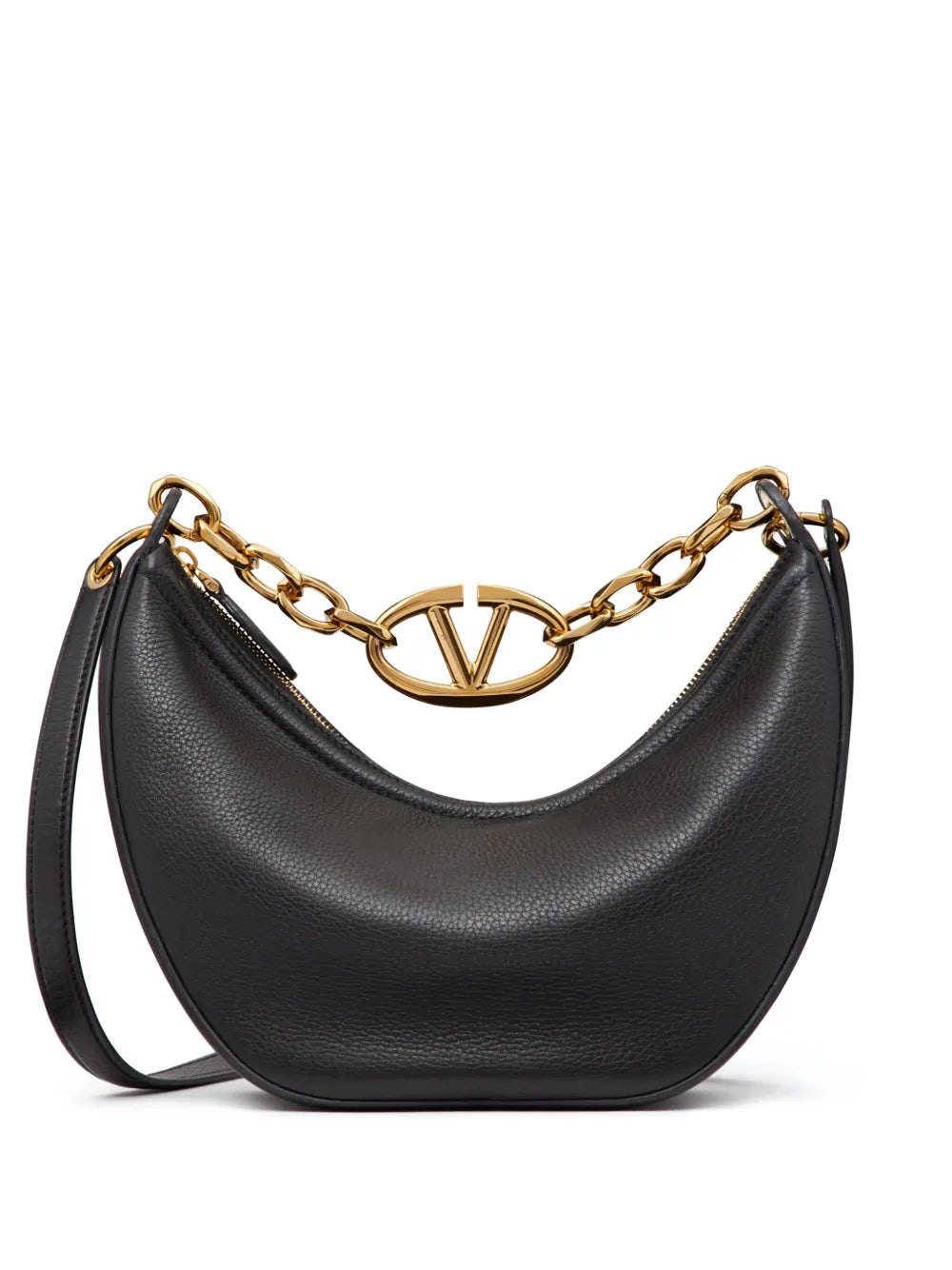 Valentino Garavani Small Vlogo Moon Shoulder Bag — Same as shown — Size One Size — Front View