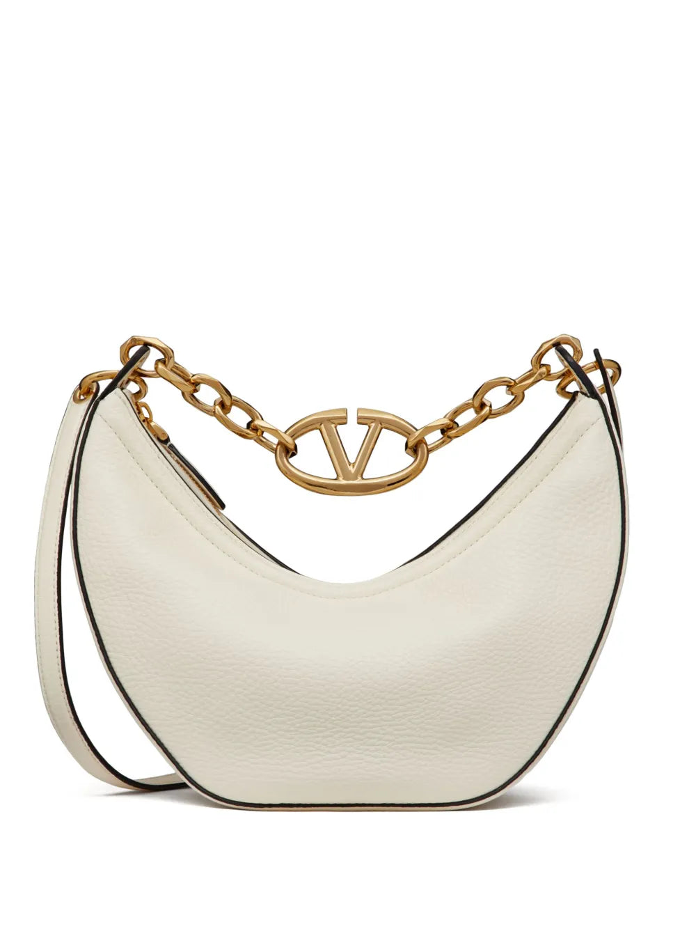 Valentino Garavani Small Vlogo Moon Hobo Bag — Same as shown — Size One Size — Front View