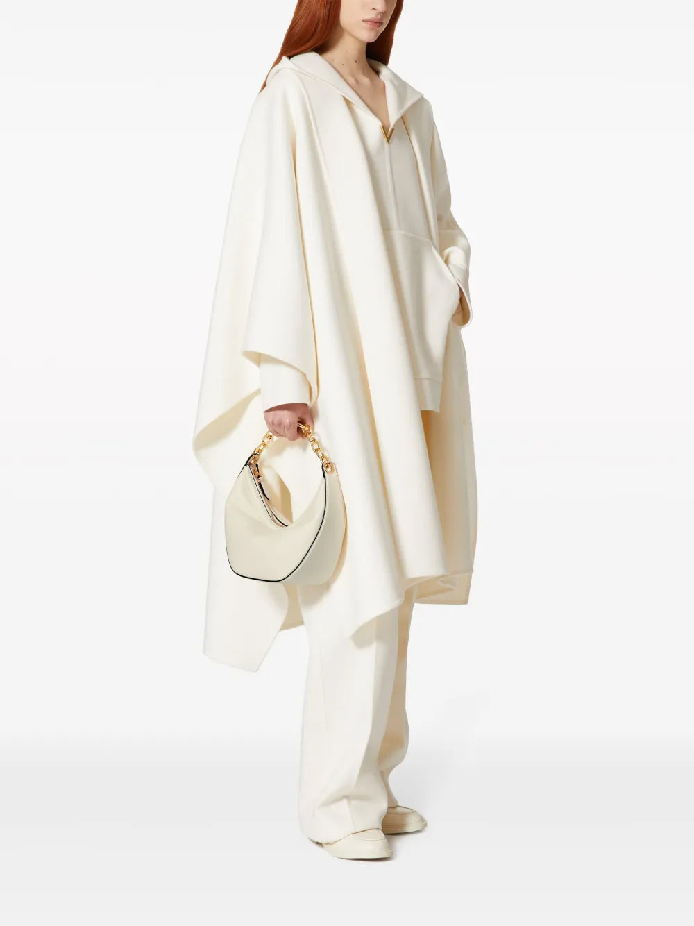 Valentino Garavani Small Vlogo Moon Hobo Bag — Same as shown — Size One Size — Side View