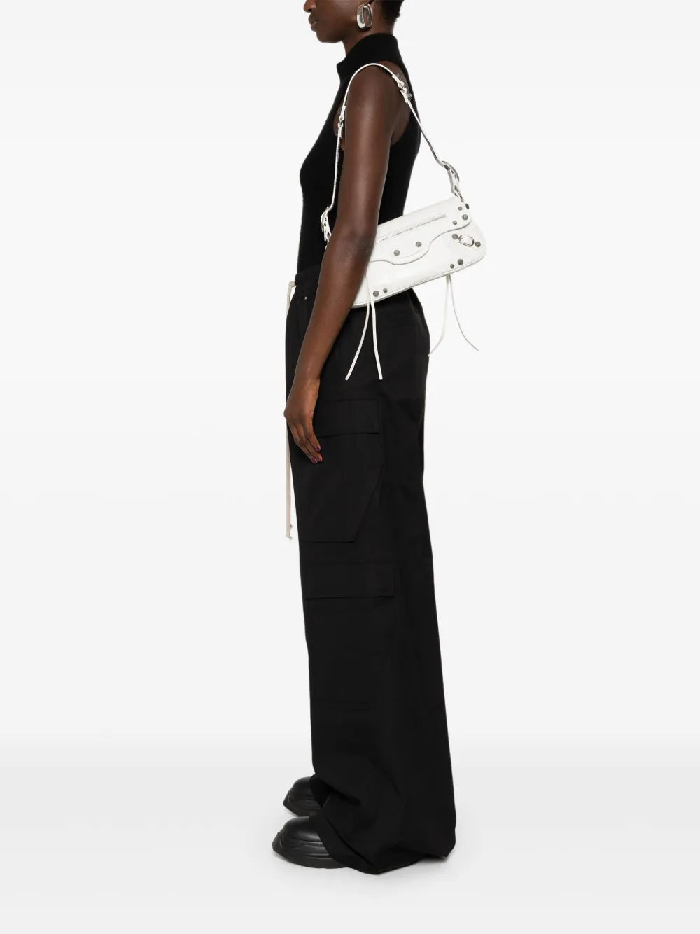Balenciaga Small Le Cagole Sling Shoulder Bag — Same as shown — Size One Size — Side View