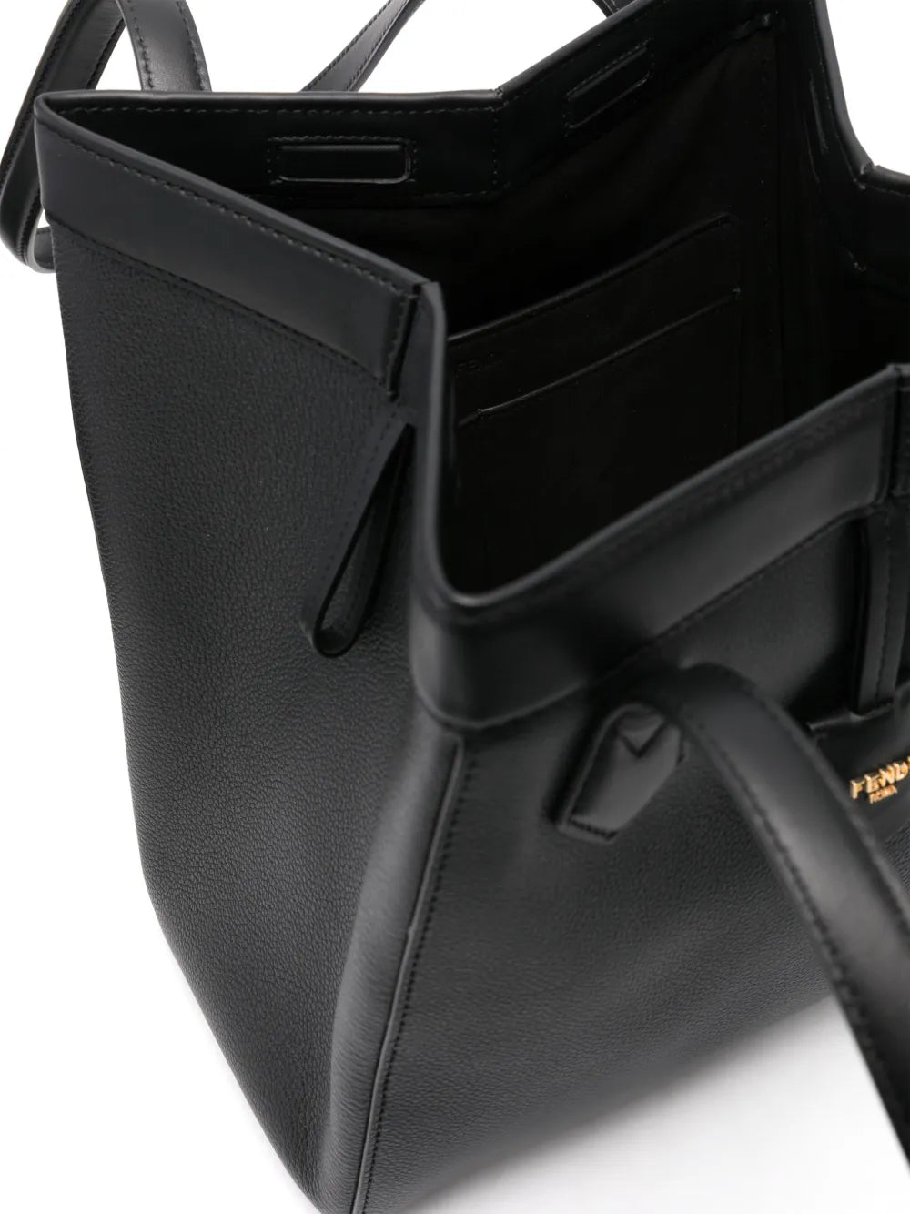 Fendi Medium Origami Leather Shoulder Bag — Same as shown — Size One Size — Detail View