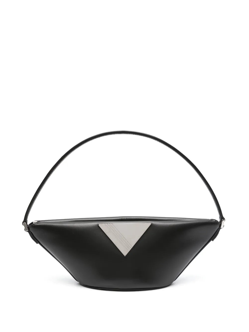 The Attico Piccola Leather Shoulder Bag — Same as shown — Size One Size — Front View