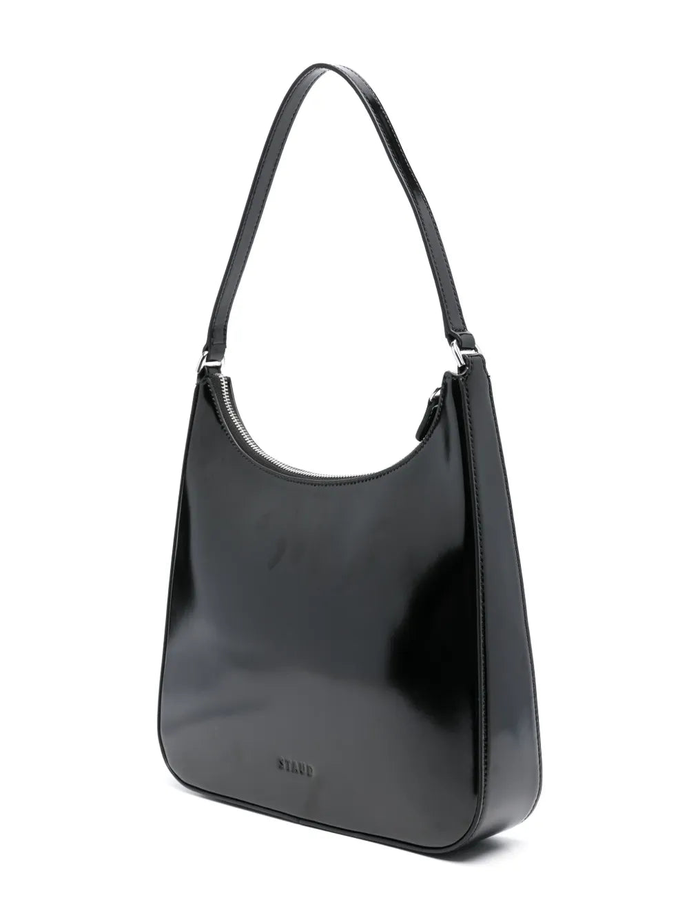 Staud Alec Logo Debossed Shoulder Bag — Same as shown — Size One Size — Back View