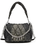 Diesel Charm D L Denim Shoulder Bag — Same as shown — Size One Size — Front View