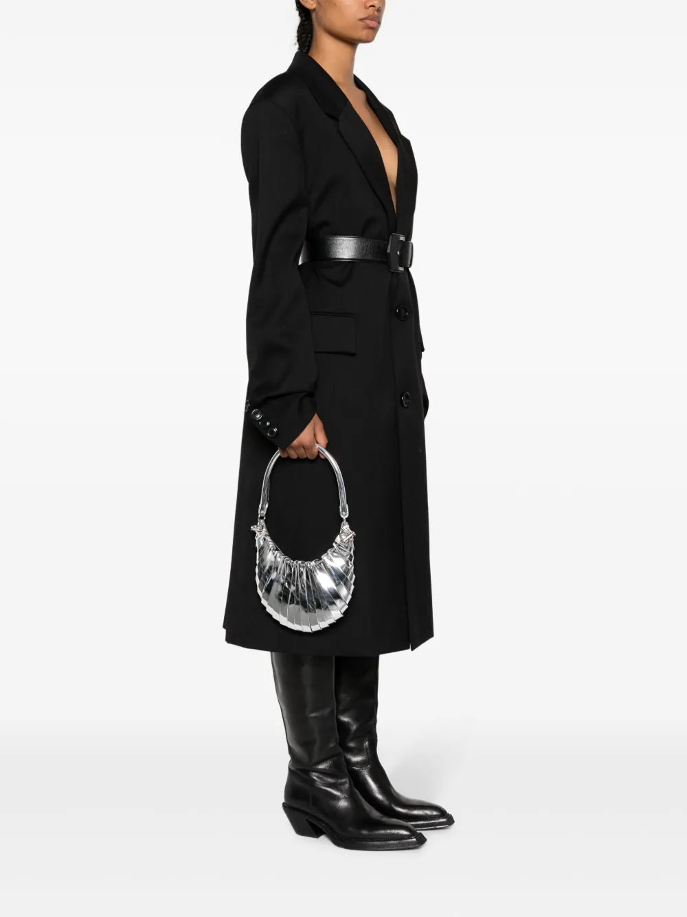 Coperni Mini Petal Metallic Shoulder Bag — Same as shown — Size One Size — Side View