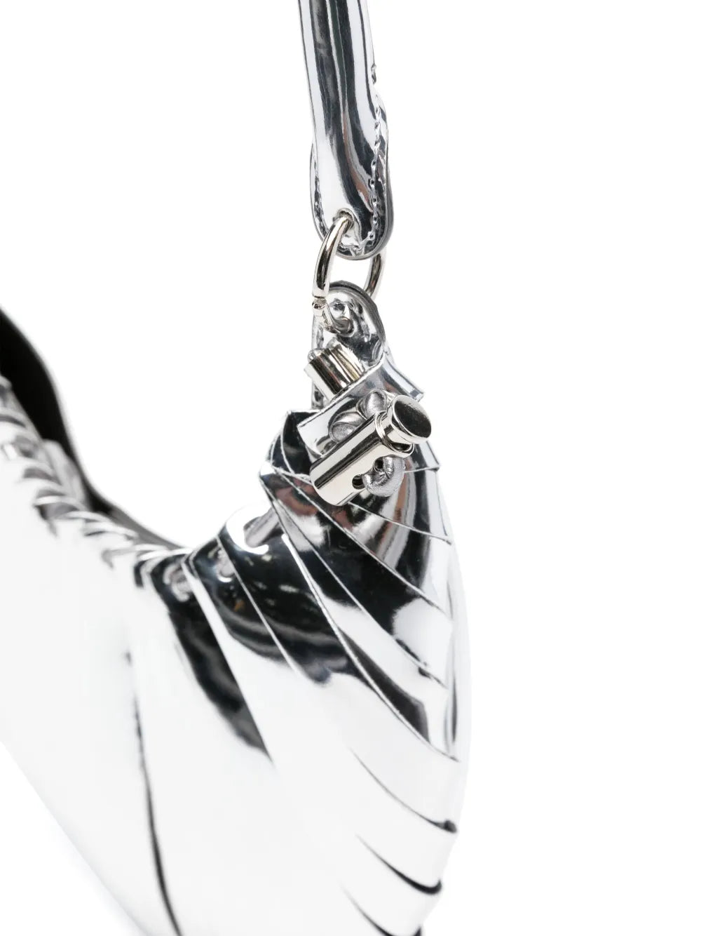 Coperni Mini Petal Metallic Shoulder Bag — Same as shown — Size One Size — Top View