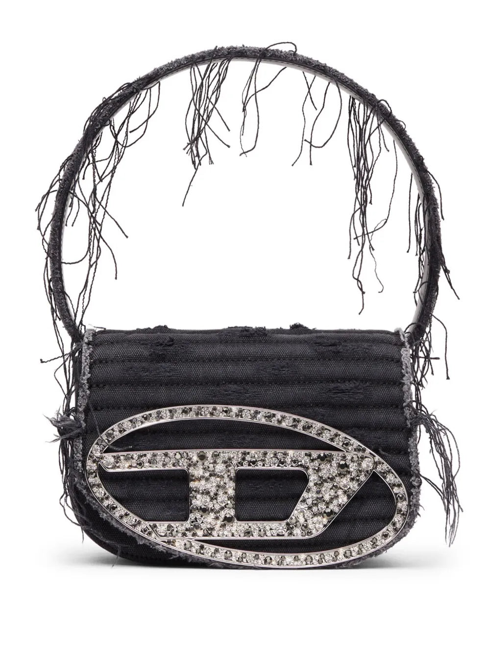 Diesel 1Dr Canvas Shoulder Bag — Same as shown — Size One Size — Front View