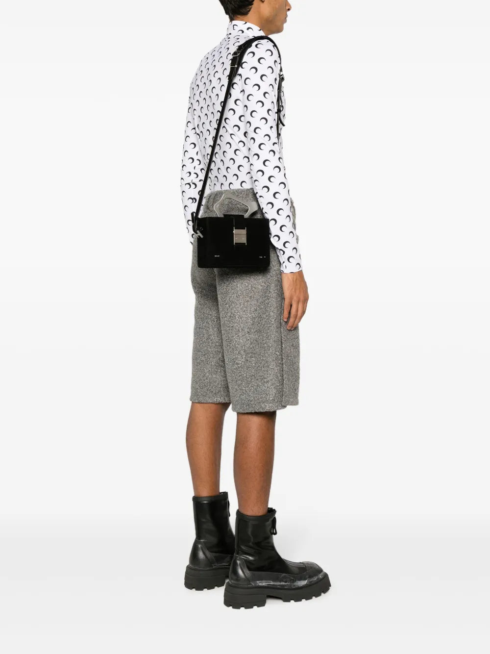 Heliot Emil Solely Suede Shoulder Bag — Same as shown — Size One Size — Side View