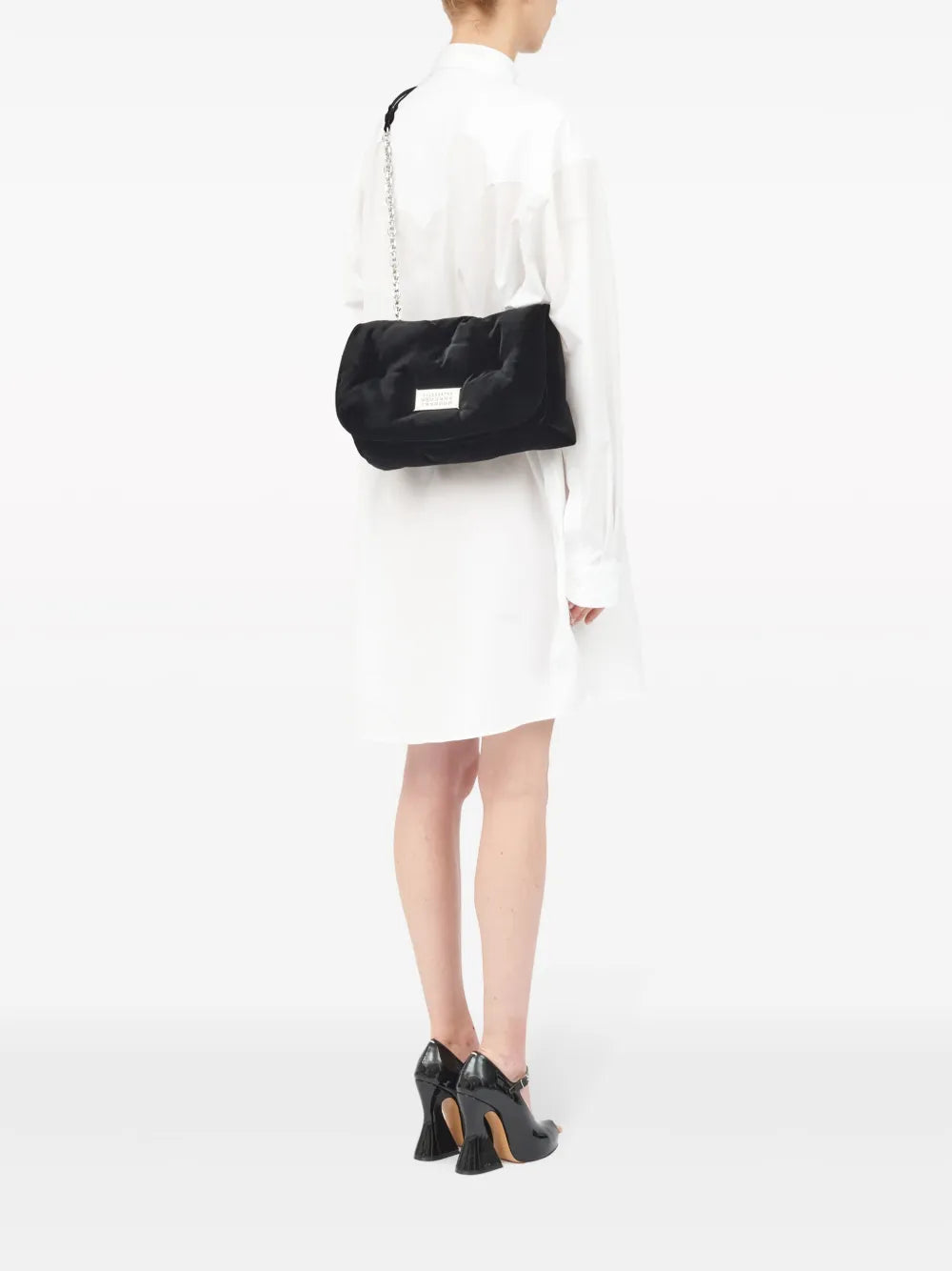 Maison Margiela Medium Glam Slam Shoulder Bag — Same as shown — Size One Size — Back View