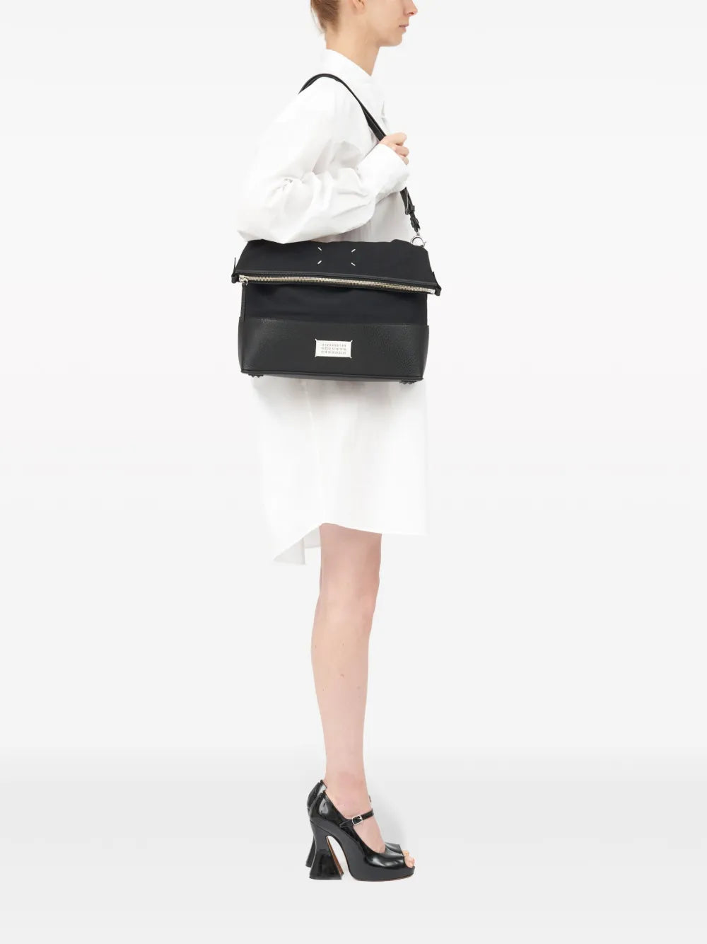 Maison Margiela Medium 5Ac Foldable Shoulder Bag — Same as shown — Size One Size — Back View
