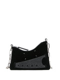 Maison Margiela Small Snatched Leather Shoulder Bag — Same as shown — Size One Size — Front View