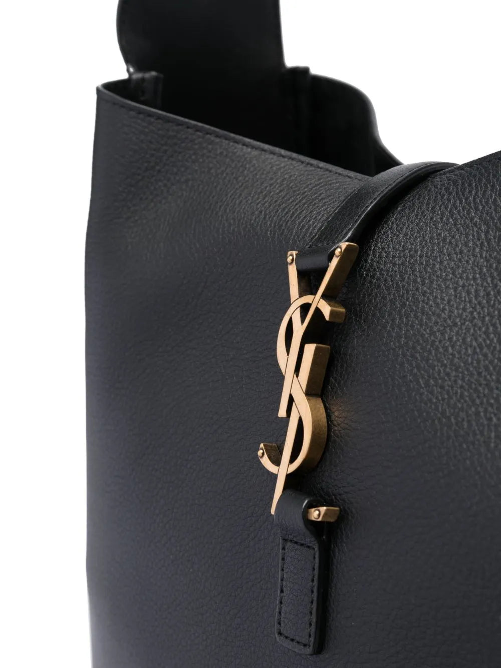 Saint Laurent Large Le 5 A 7 Leather Shoulder Bag — Same as shown — Size One Size — Detail View