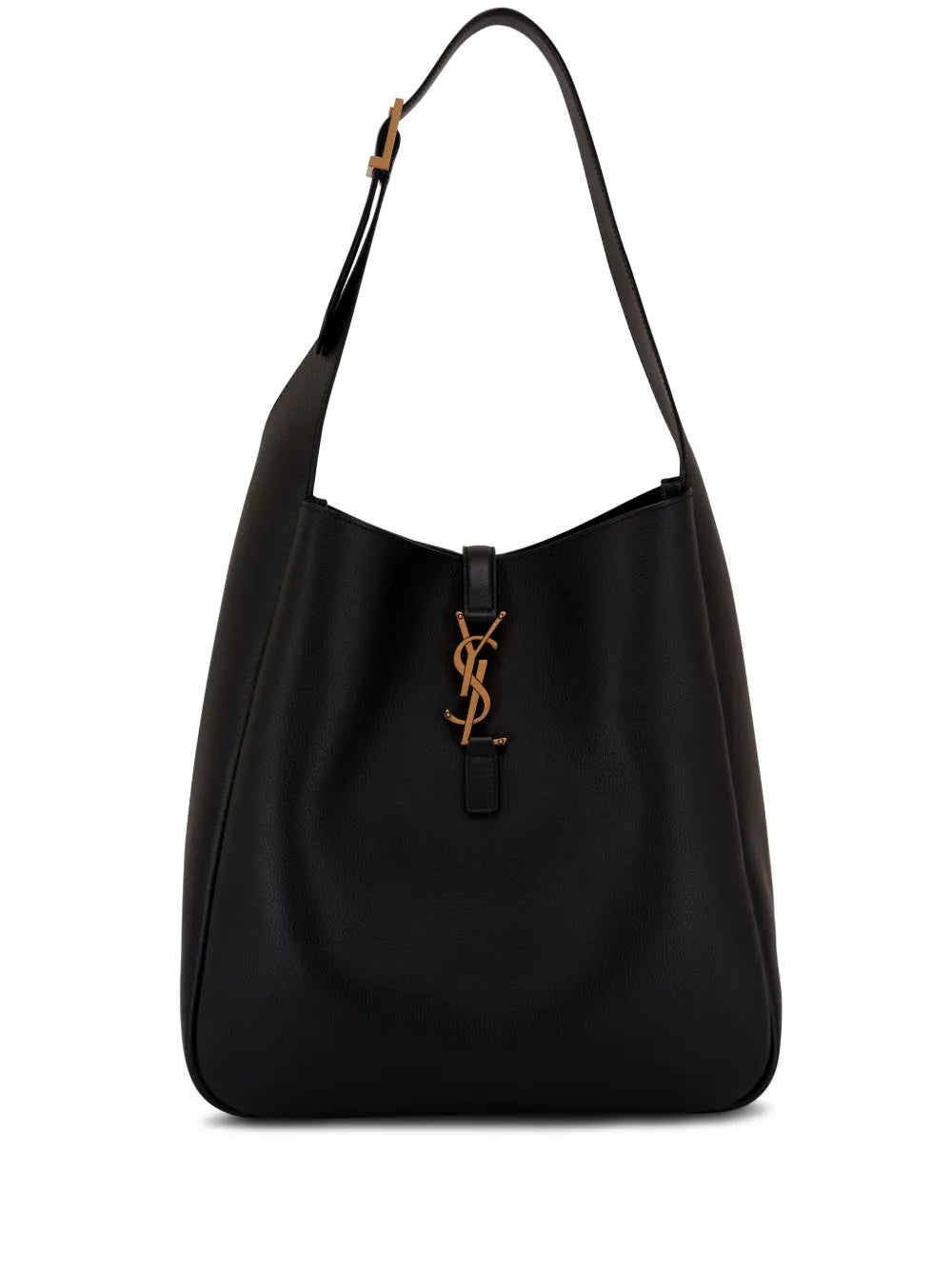 Saint Laurent Large Le 5 A 7 Leather Shoulder Bag — Same as shown — Size One Size — Front View