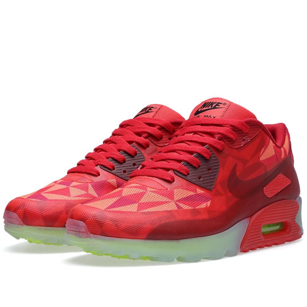 Nike Air Max 90 Ice 'Gym Red' — UK 3 | EU 35.5 | US 3.5 — Side View