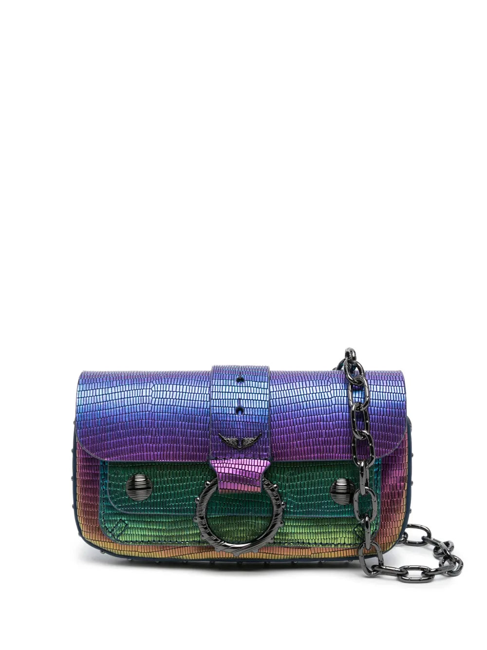 Zadigvoltaire Kate Wallet Leather Shoulder Bag — Same as shown — Size One Size — Front View