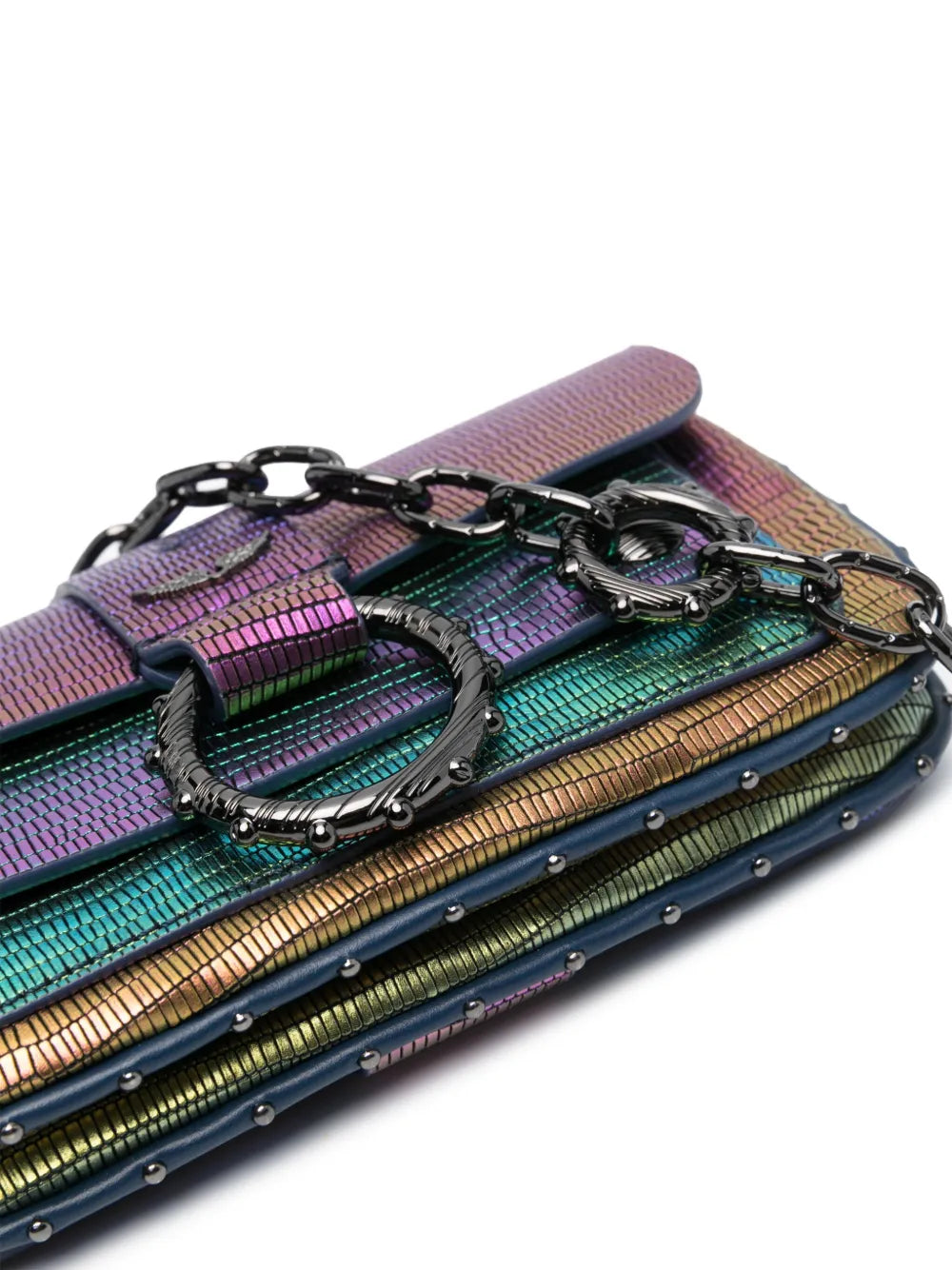 Zadigvoltaire Kate Wallet Leather Shoulder Bag — Same as shown — Size One Size — Top View