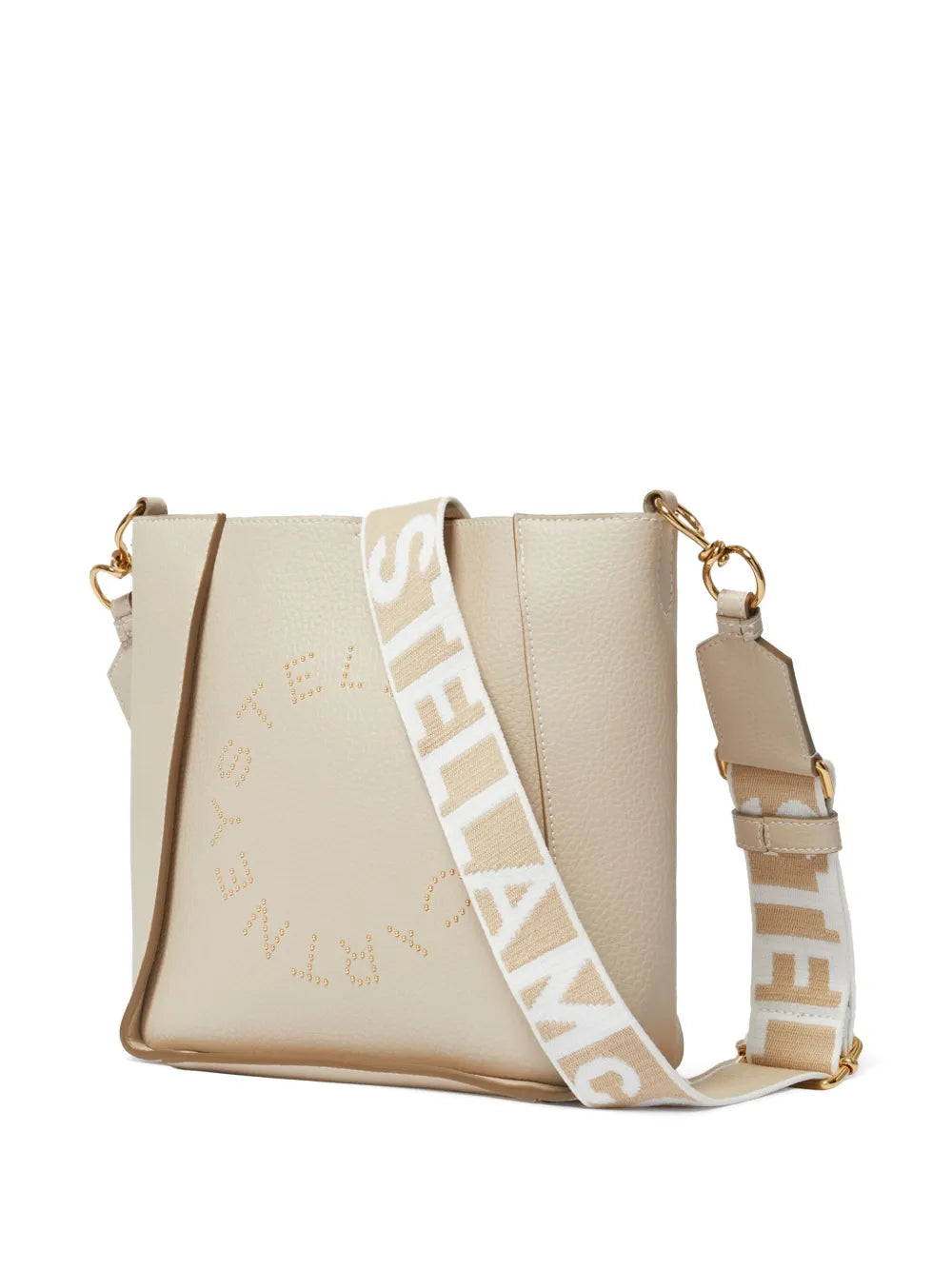 Stella Mccartney Stella Logo Vegan Leather Shoulder Bag — Same as shown — Size One Size — Back View