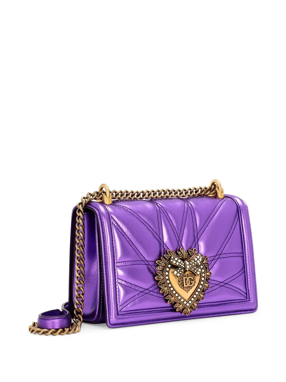 Dolce Gabbana Medium Devotion Shoulder Bag — Same as shown — Size One Size — Top View