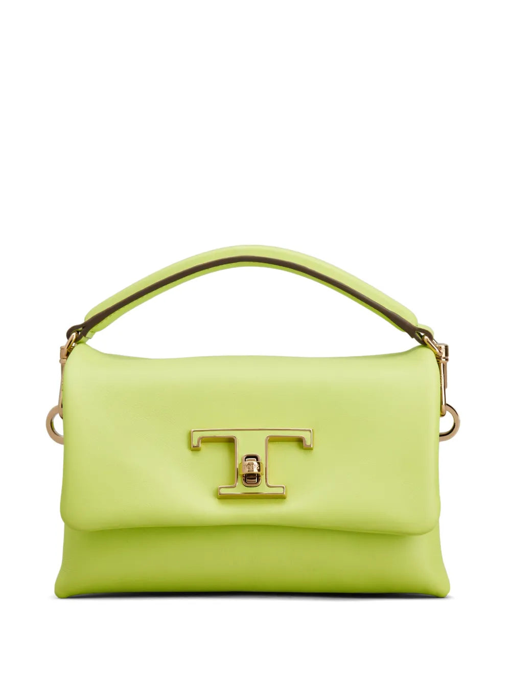 Tods T Timeless Leather Shoulder Bag — Same as shown — Size One Size — Front View