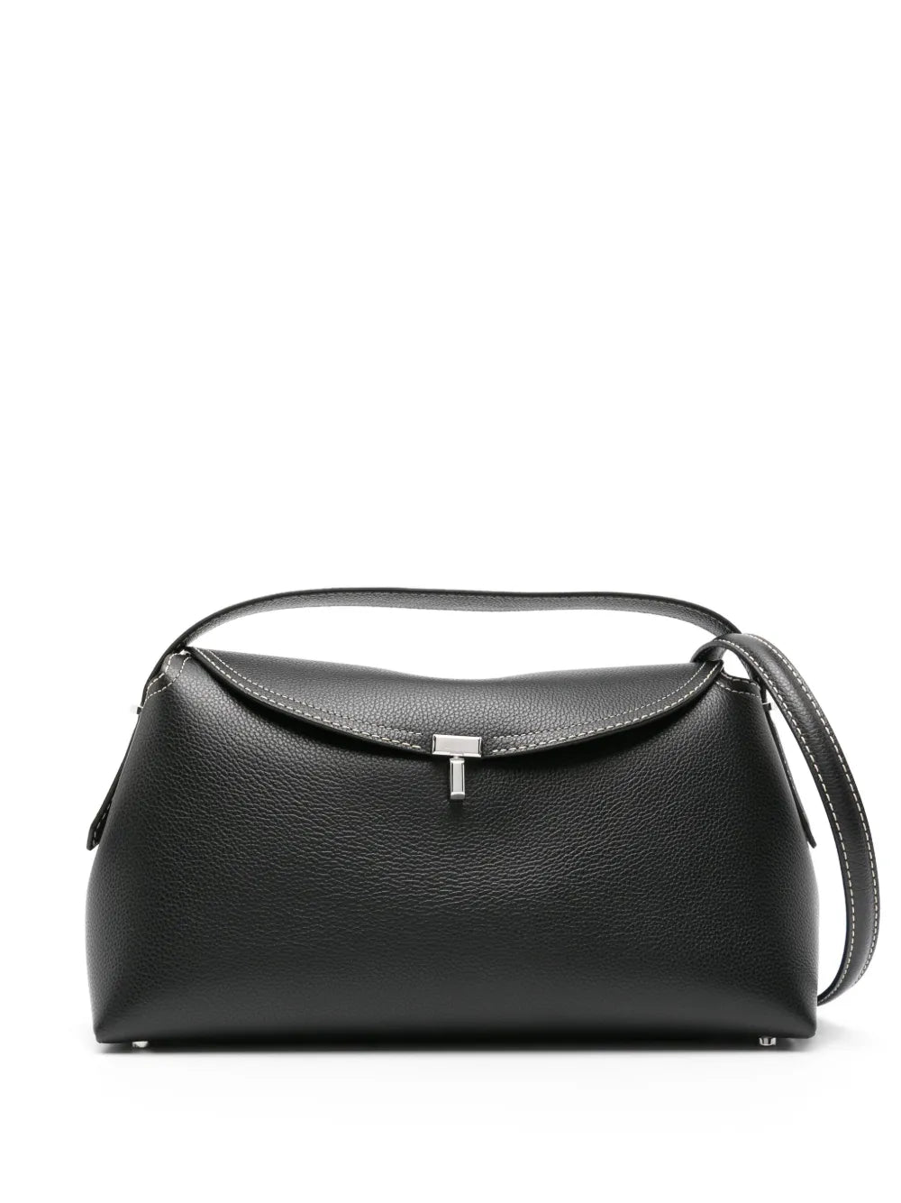 Toteme T Lock Leather Shoulder Bag — Same as shown — Size One Size — Front View