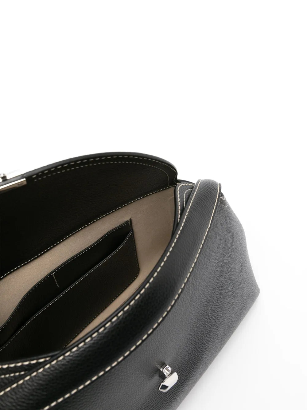 Toteme T Lock Leather Shoulder Bag — Same as shown — Size One Size — Detail View