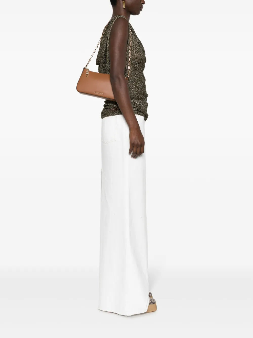Michael Kors Medium Empire Shoulder Bag — Same as shown — Size One Size — Side View