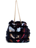 Chanel Pre Owned 2000 Abstract Pattern Cc Plaque Chain Shoulder Bag — Same as shown — Size One Size — Front View