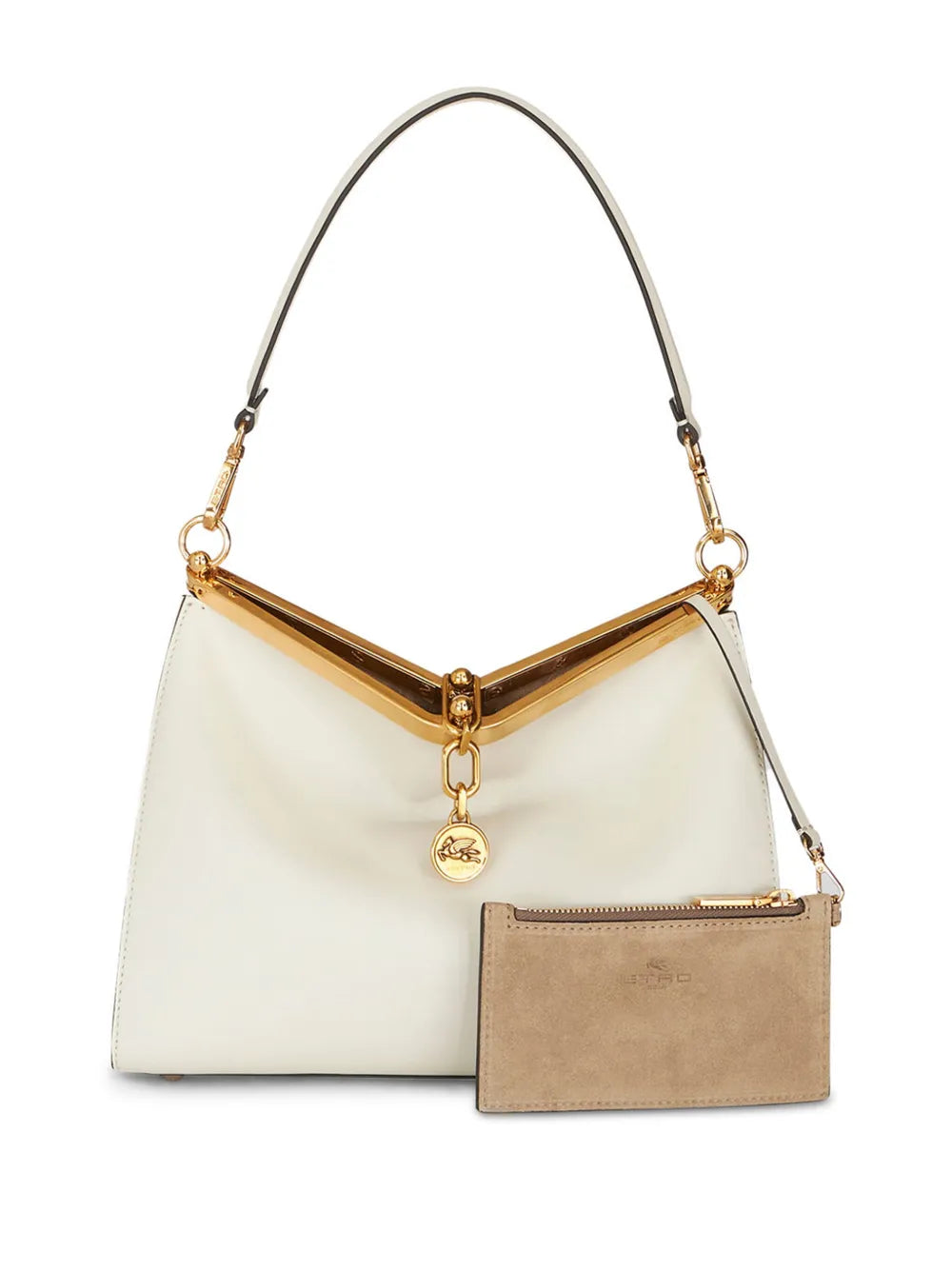 Etro Medium Vela Leather Shoulder Bag — Same as shown — Size One Size — Lifestyle View