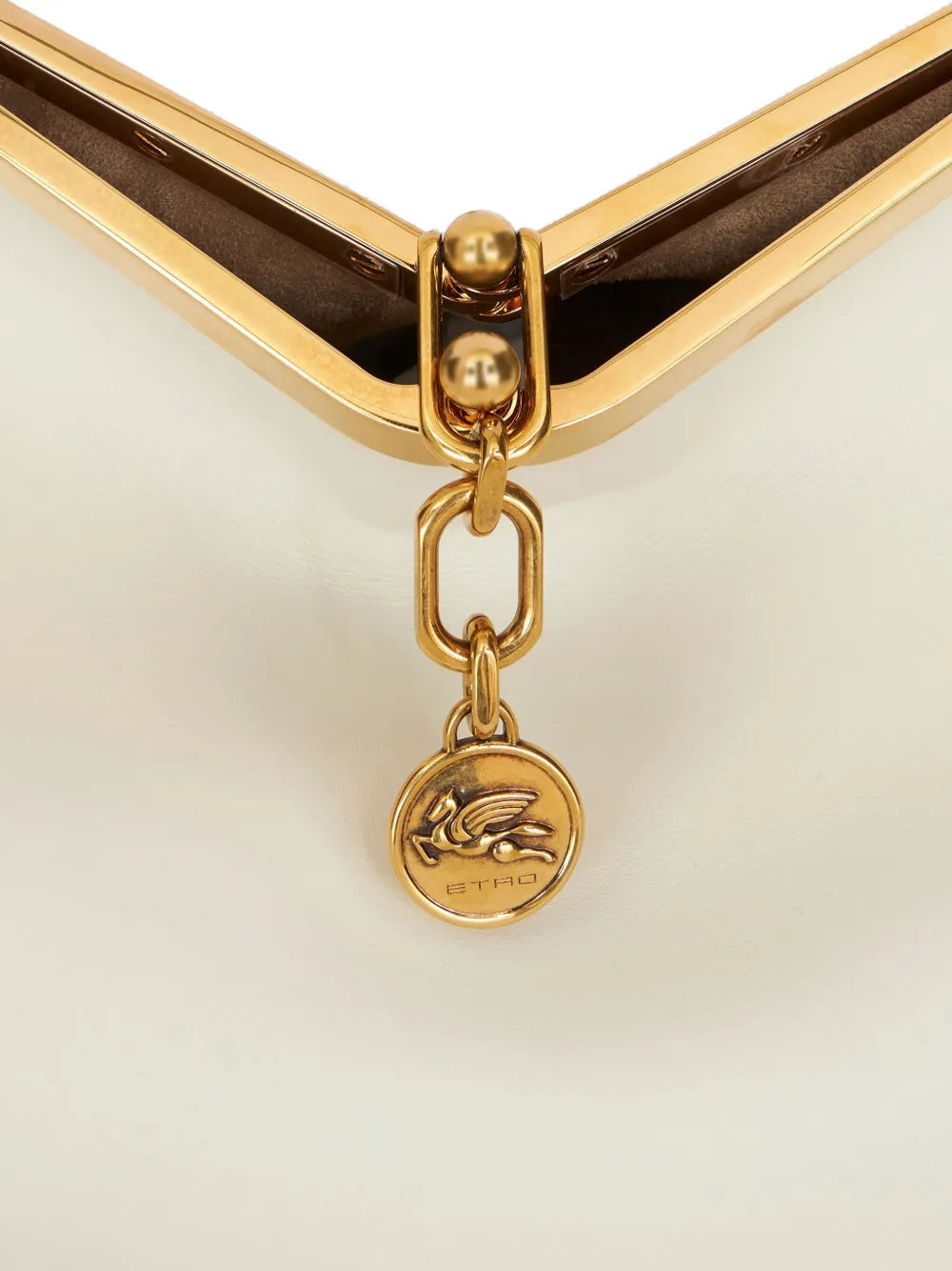 Etro Medium Vela Leather Shoulder Bag — Same as shown — Size One Size — Detail View