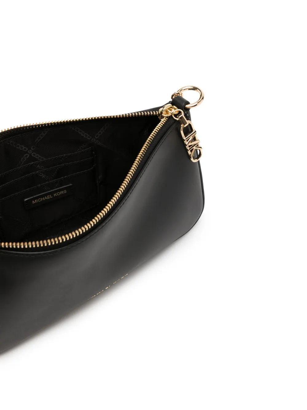 Michael Kors Medium Empire Leather Shoulder Bag — Same as shown — Size One Size — Detail View