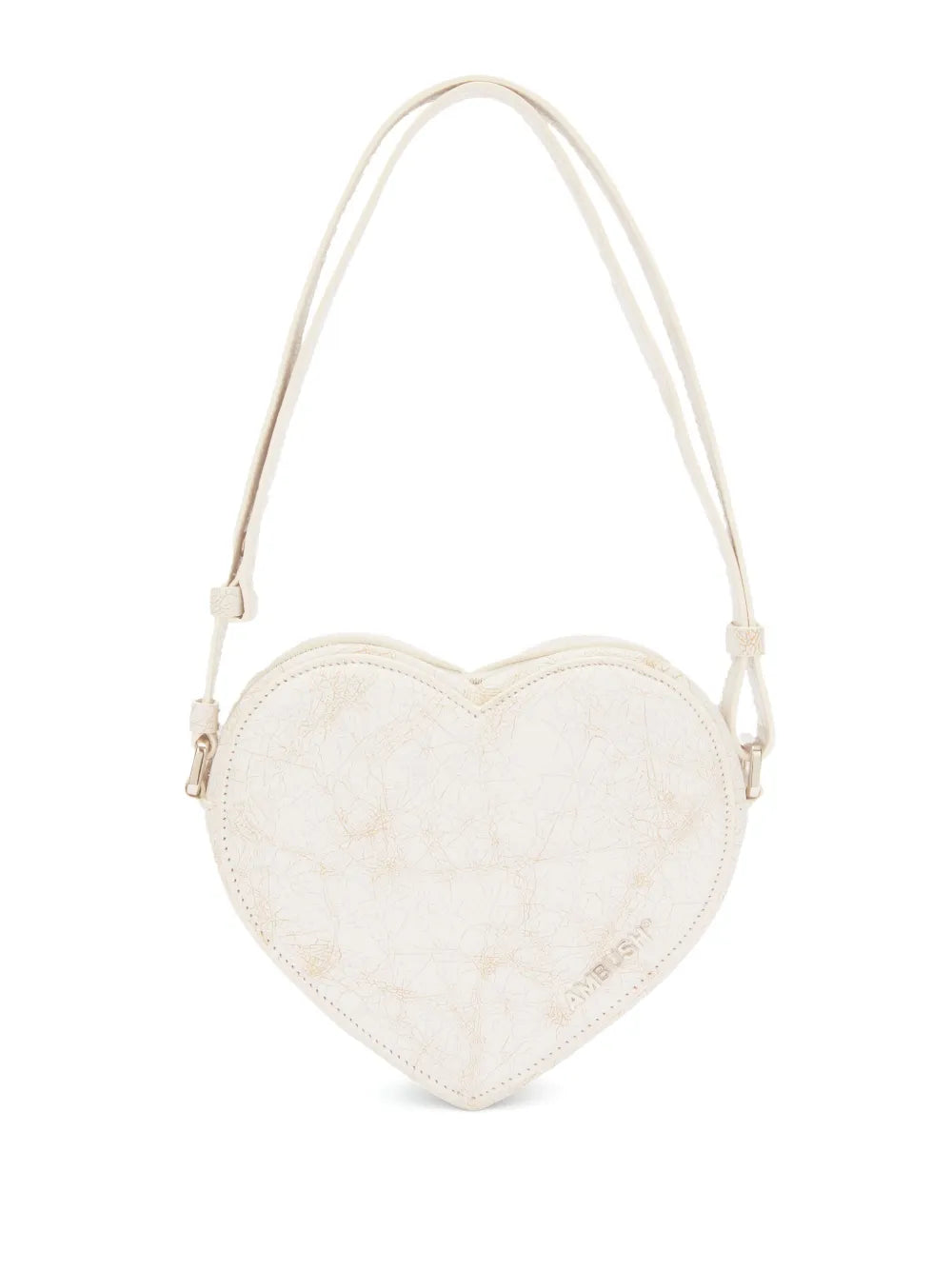 Ambush Heart Leather Shoulder Bag — Same as shown — Size One Size — Front View