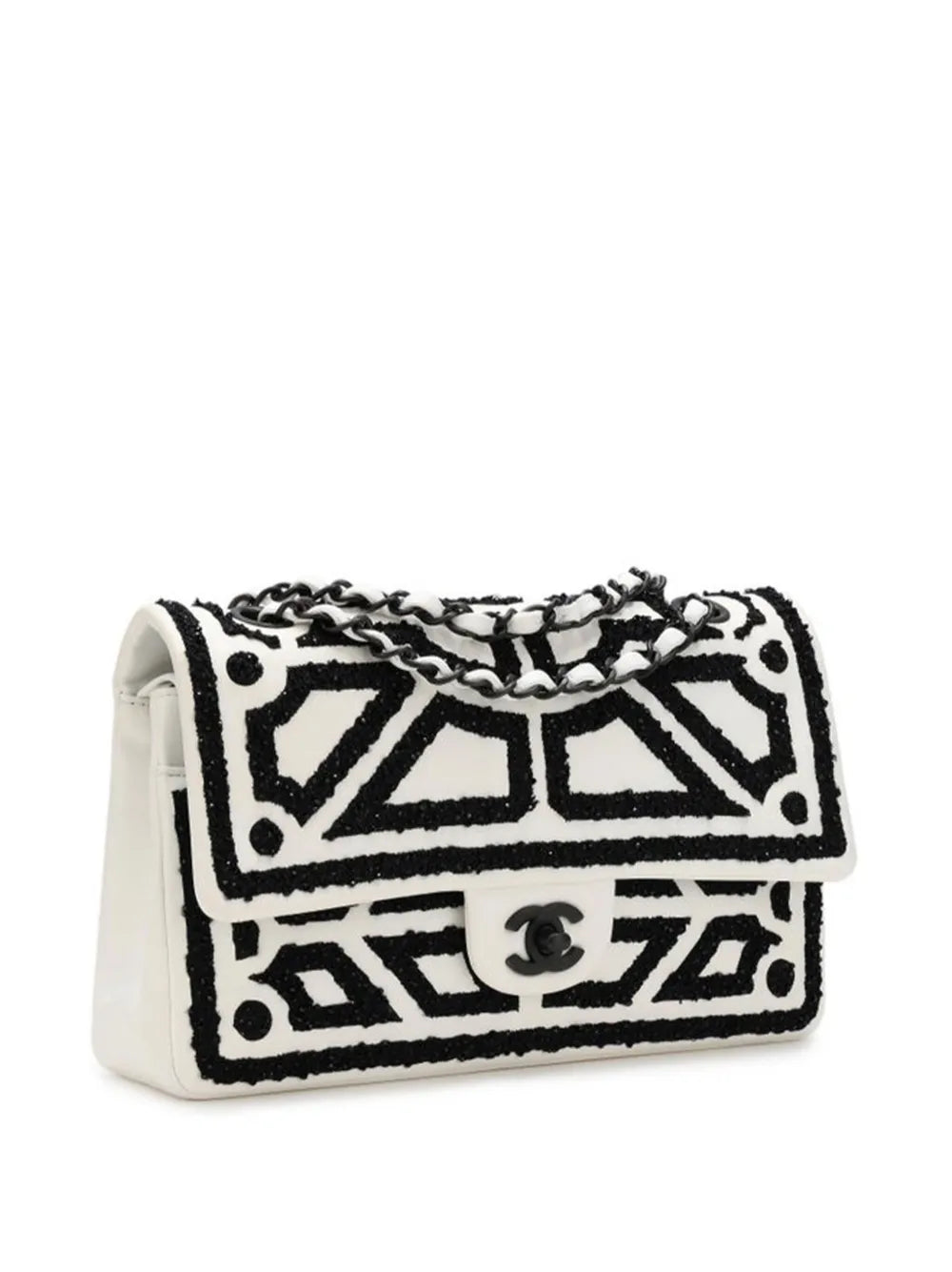 Chanel Pre Owned 2011 Medium Garden Of Versailles Double Flap Shoulder Bag — Same as shown — Size One Size — Back View