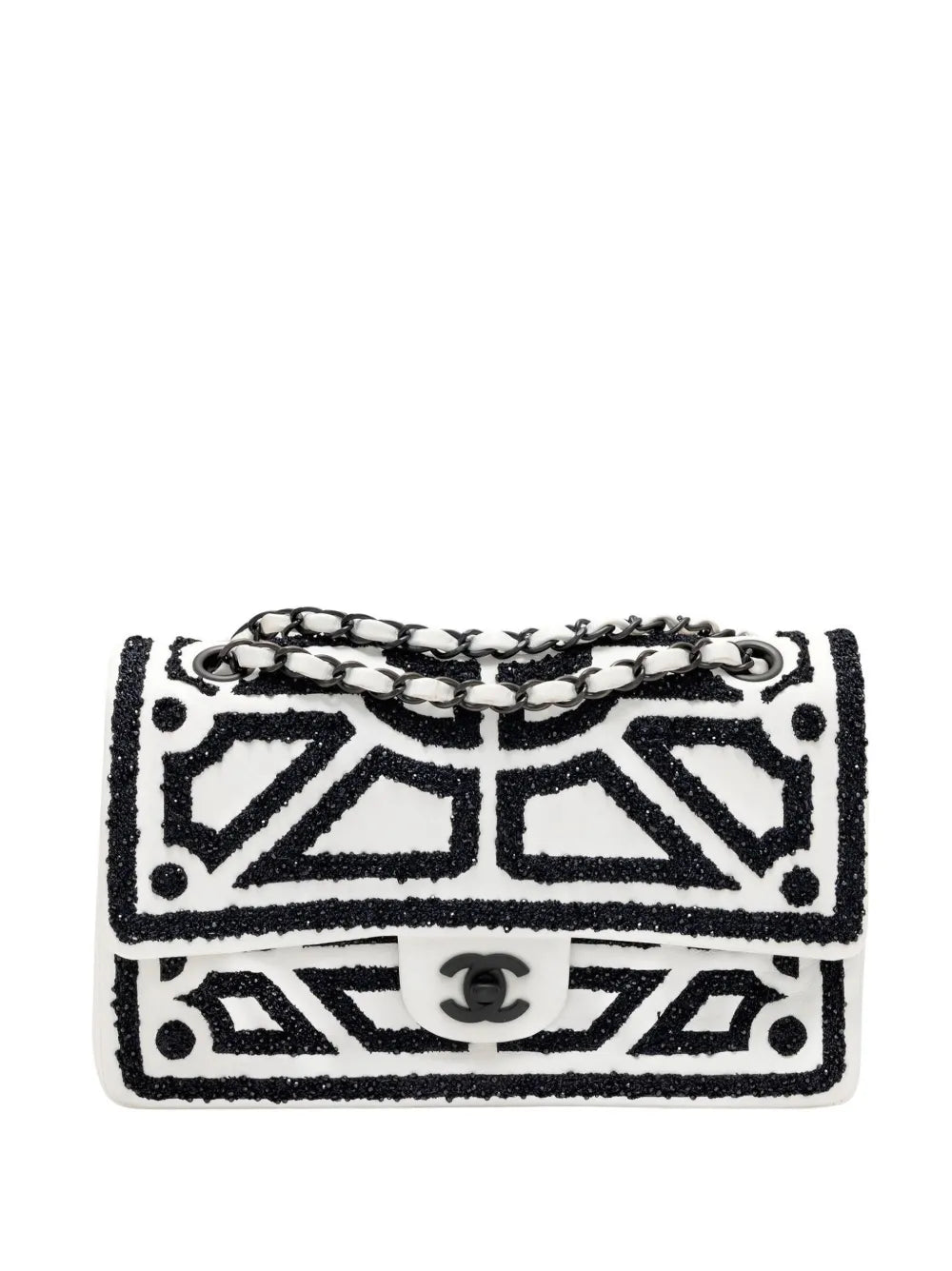 Chanel Pre Owned 2011 Medium Garden Of Versailles Double Flap Shoulder Bag — Same as shown — Size One Size — Front View