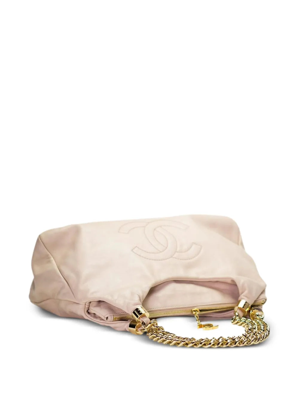 Chanel Pre Owned 2009 Cc Stitch Shoulder Bag — Same as shown — Size One Size — Top View