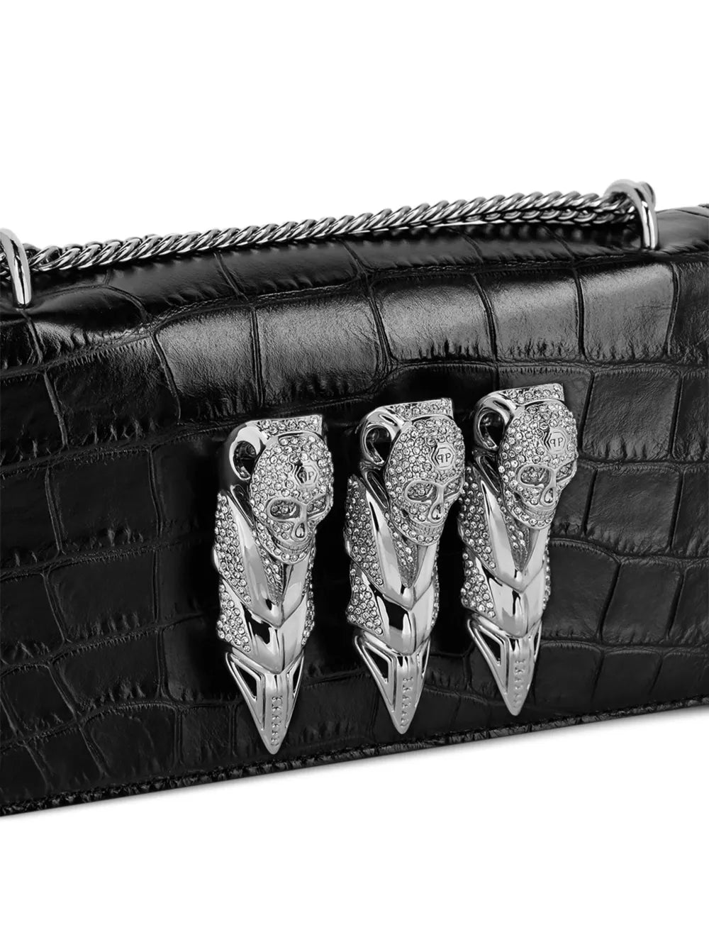 Philipp Plein Small Skull Applique Shoulder Bag — Same as shown — Size One Size — Top View