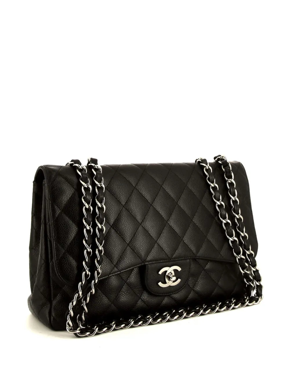 Chanel Pre Owned 2007 Jumbo Timeless Shoulder Bag — Same as shown — Size One Size — Side View