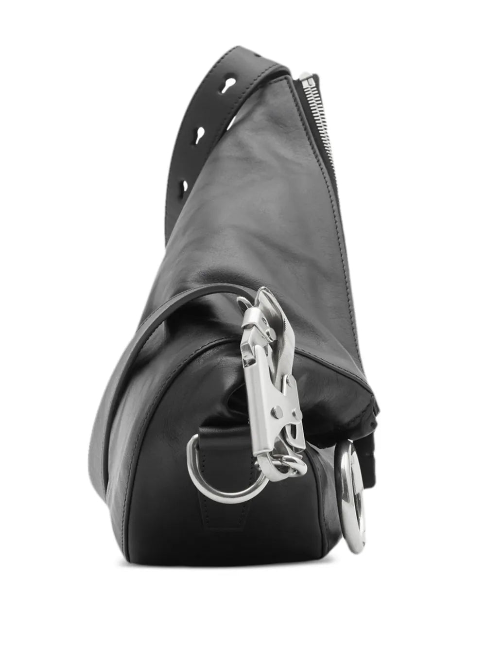 Burberry Small Knight Leather Shoulder Bag — Same as shown — Size One Size — Back View