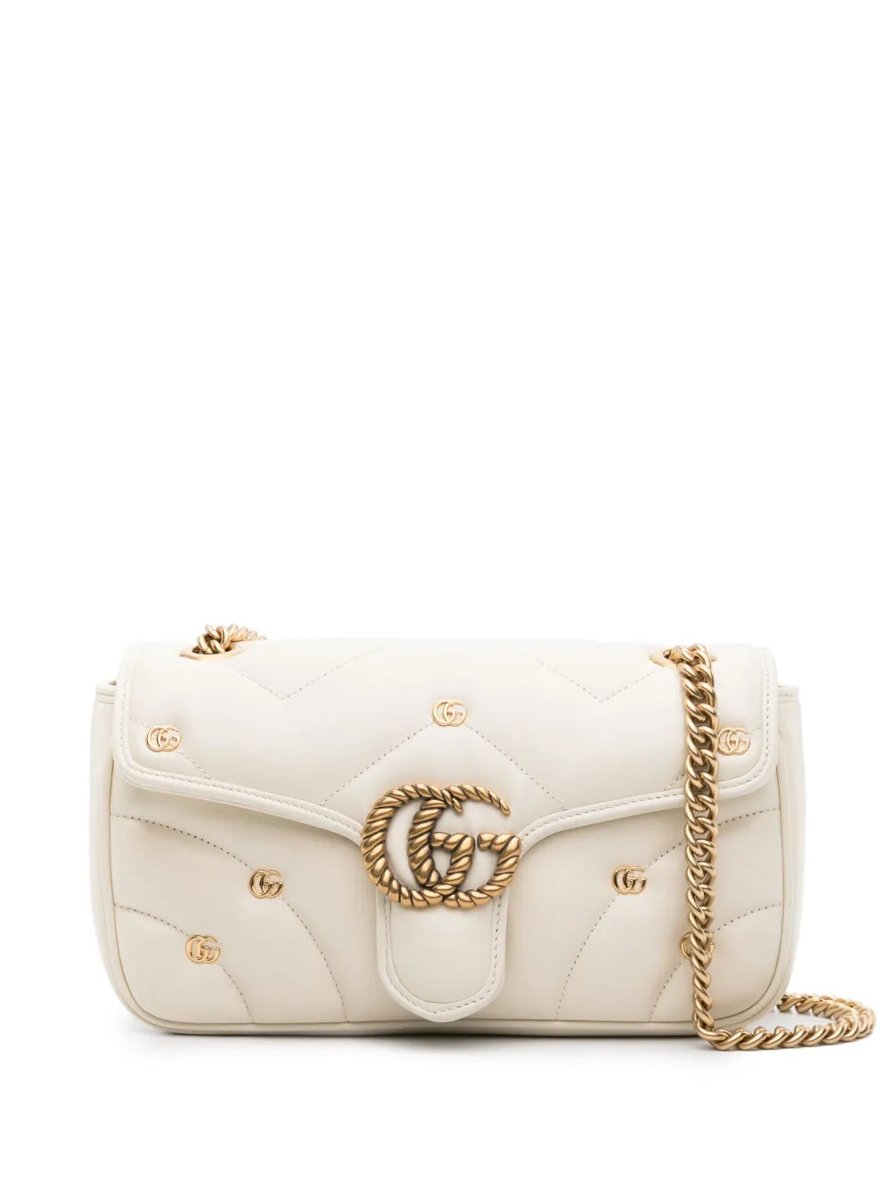 Gucci Small Gg Marmont Shoulder Bag — Same as shown — Size One Size — Front View